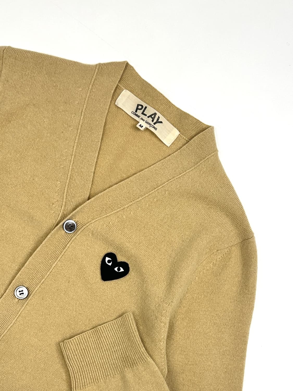 꼼데가르송 베이지 가디건 상품이미지1