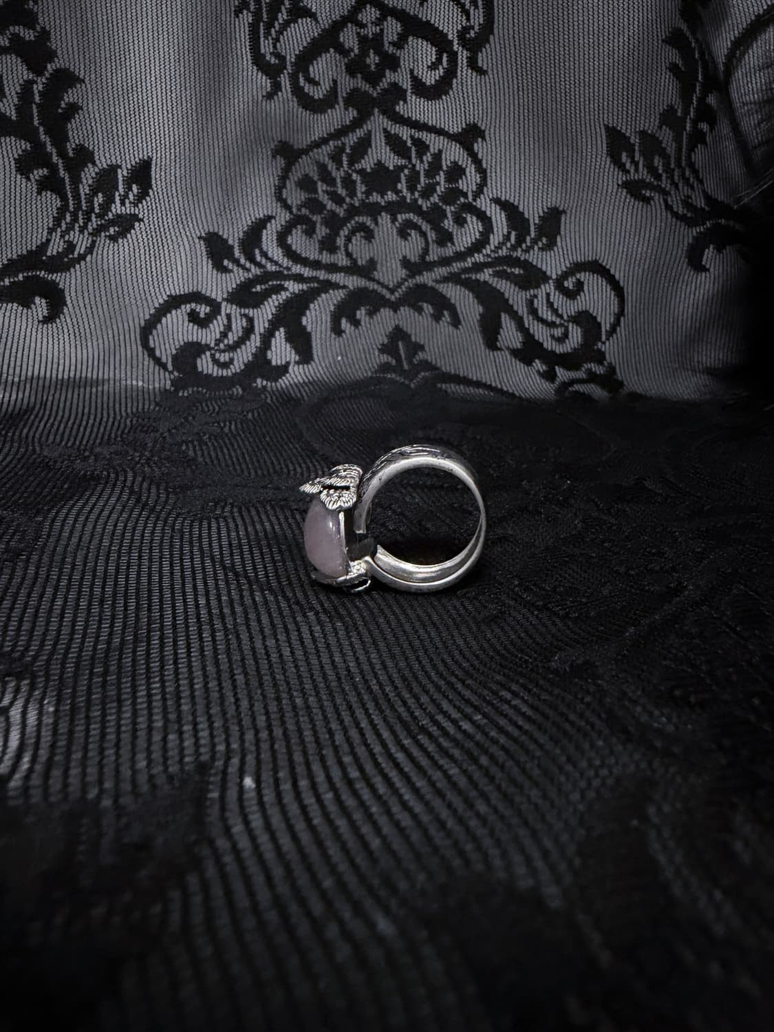 [VINTAGE] ༺ RING 006 동양풍 오리엔탈 핑크 원석 오픈링 상품이미지4