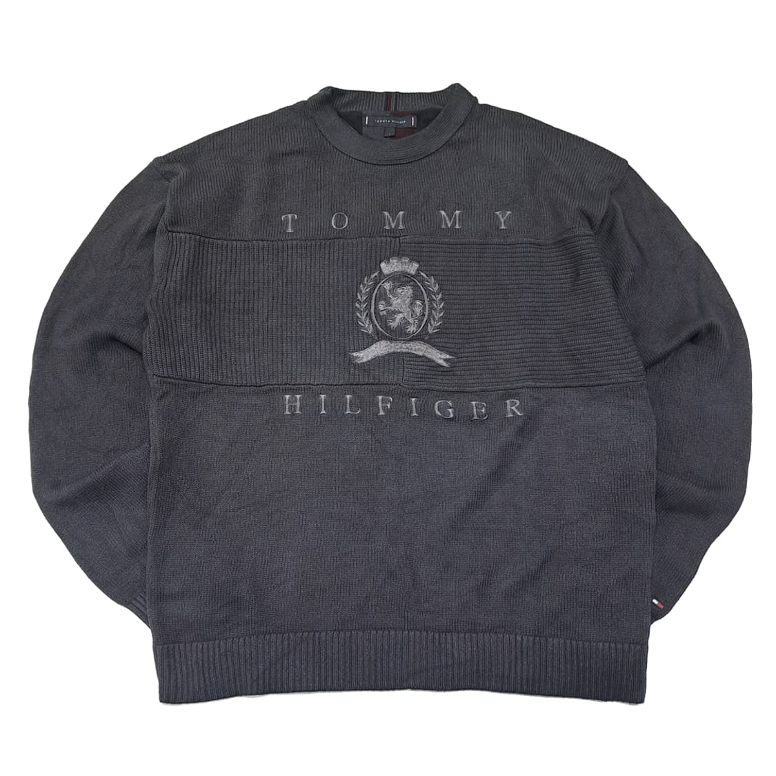 CL118 L 타미힐피거 차콜 헤리티지 라이온 크레스트 & 로고 자수  상품이미지1