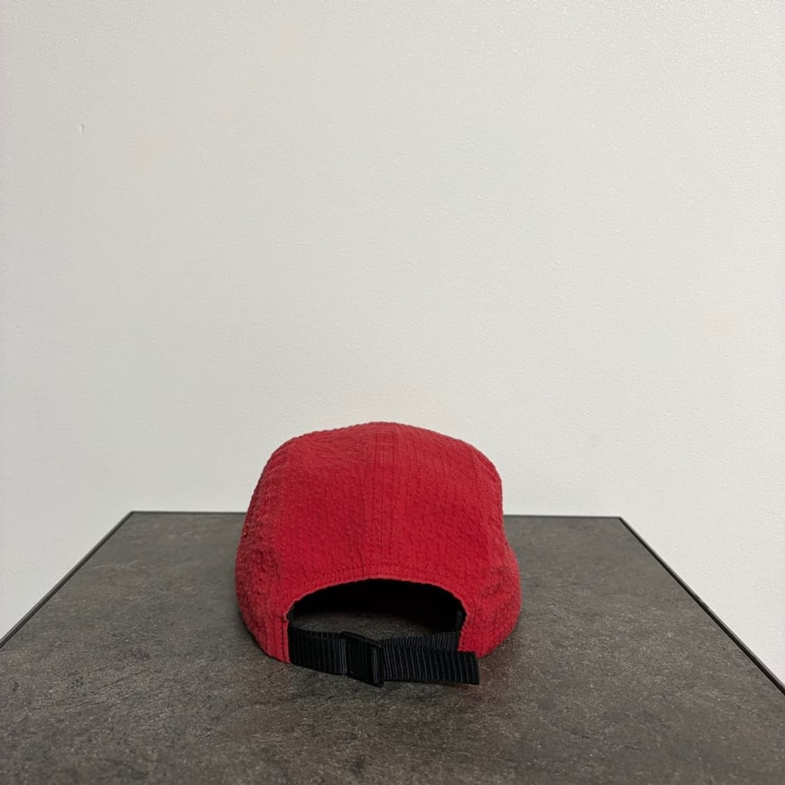 (OS) 슈프림 박스로고 캠프캡 모자 시어서커 워시드 레드 상품이미지4