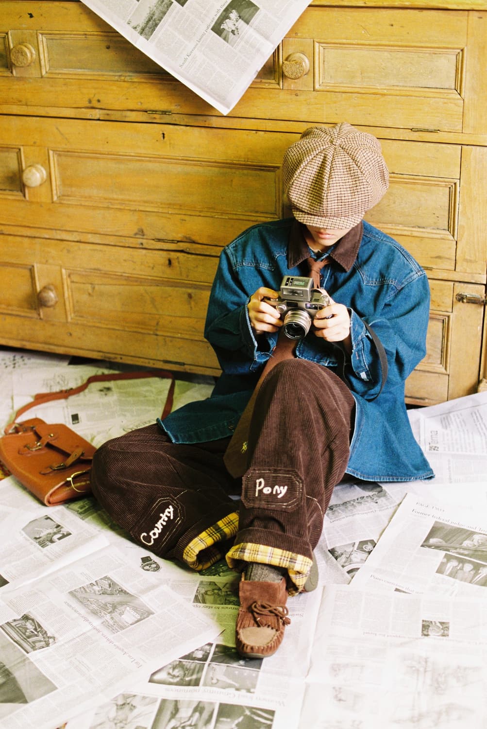 코듀로이 팬츠 브라운 L 판매 (시착 후 바로 판매 / 새상품) 상품이미지1