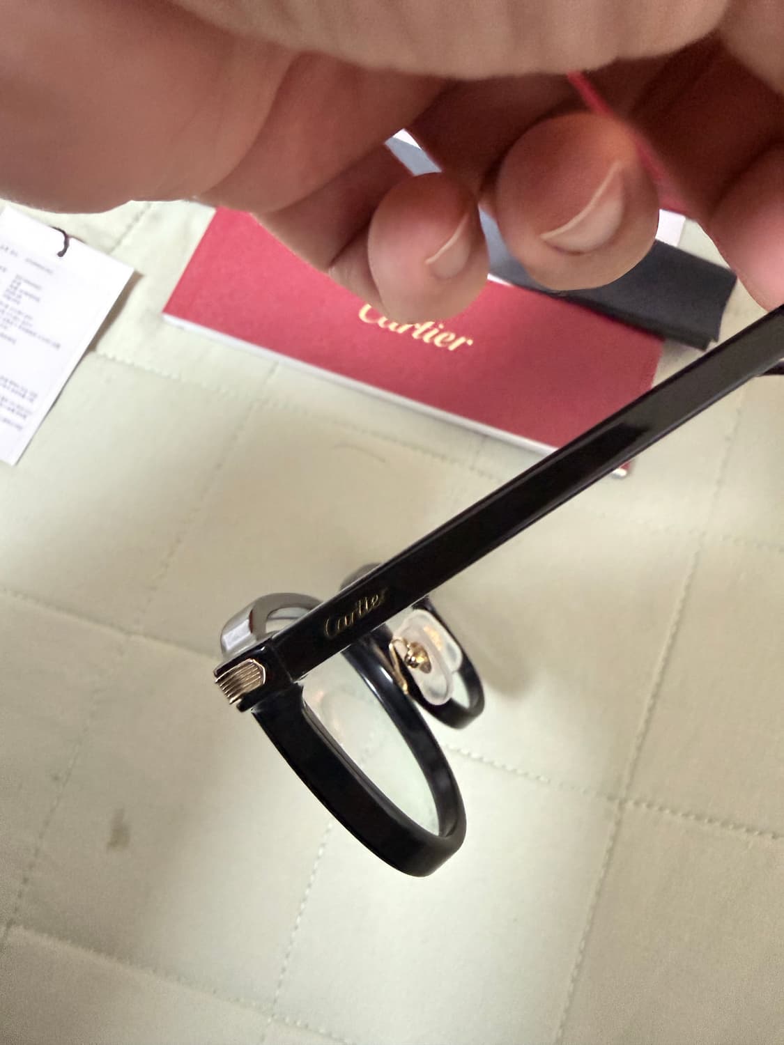 25년식 까르띠에 뿔테안경 상품이미지2