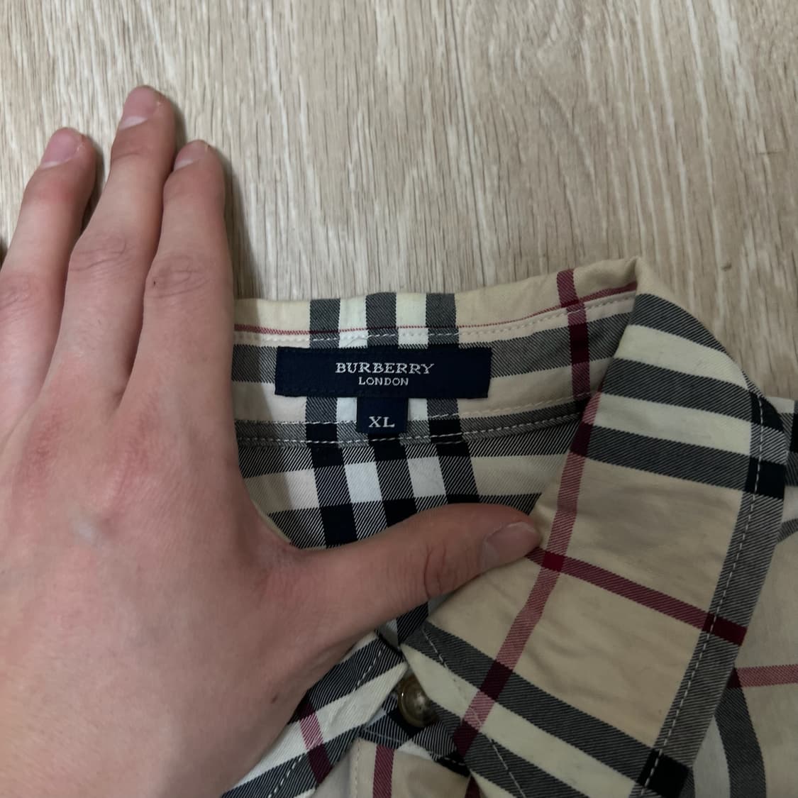 버버리 런던 여성 노바체크 반팔 원피스 XL 상품이미지4