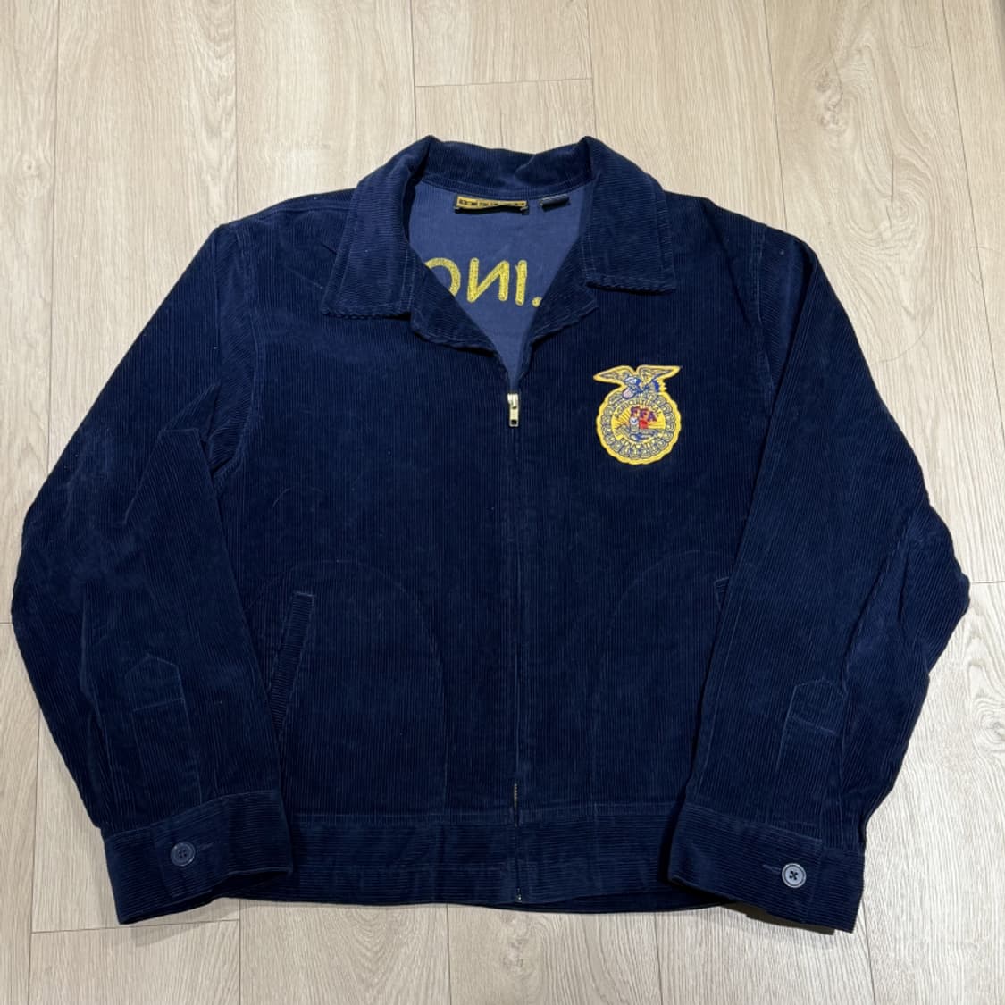 FFA 코듀로이 자켓 100-44 오리지널 네이비 워크 빈티지 자켓 상품이미지2