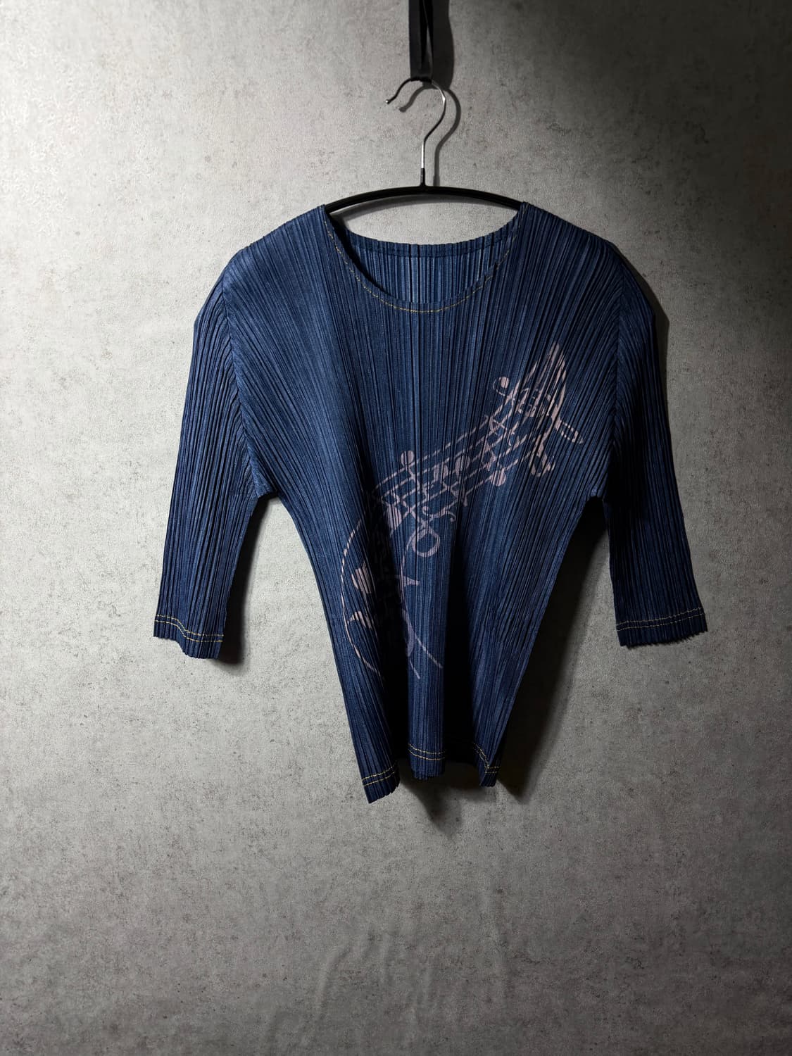 이세이미야케 플리트플리즈 멜로디 티셔츠 상품이미지2