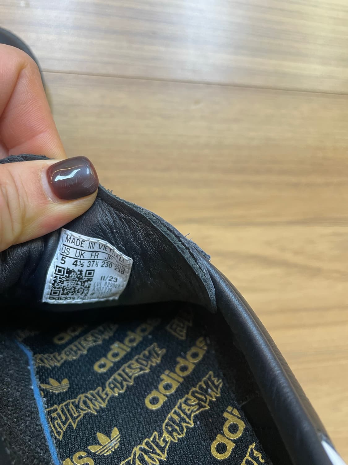 아디다스퍼킹어썸삼바코어블랙230 상품이미지5