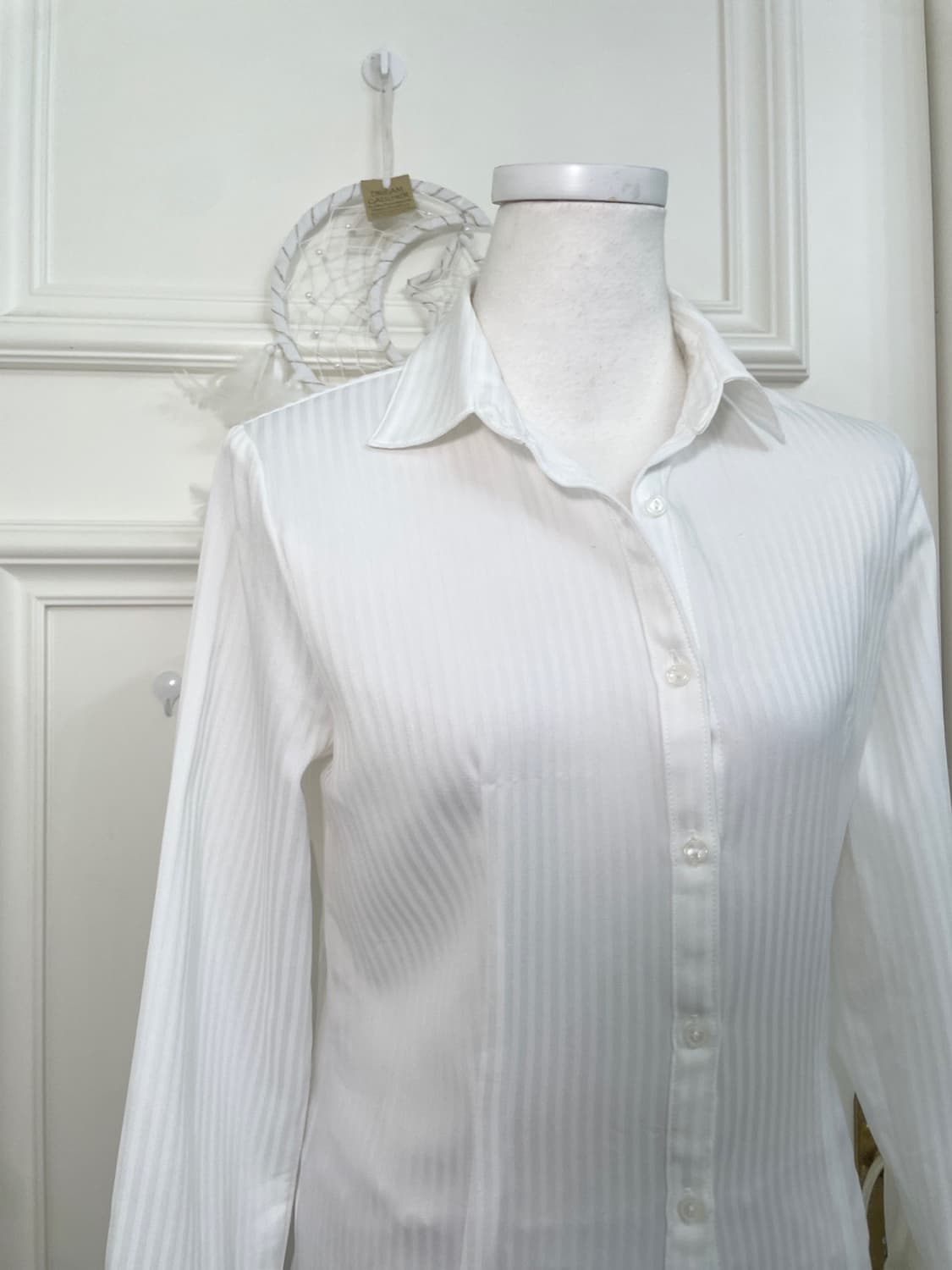 white basic line shirt(size-7) 상품이미지6