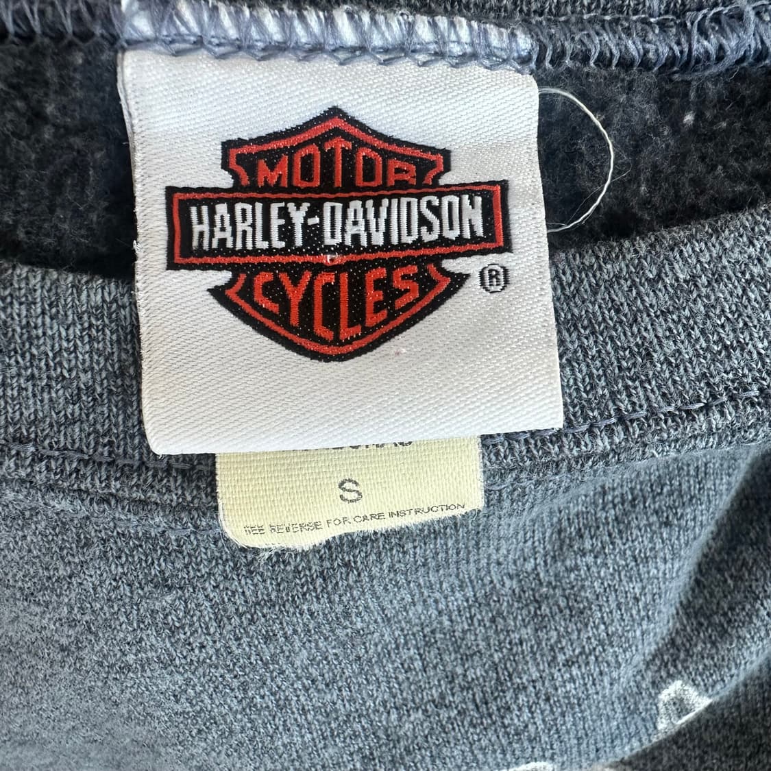 할리데이비슨 00s 백프린팅 시카고 딜러 스웻셔츠 상품이미지6