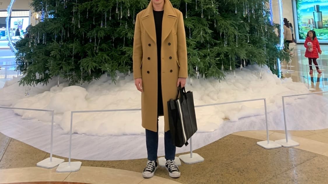 산드로옴므 카멜베이지 더블코트 105 상품이미지6