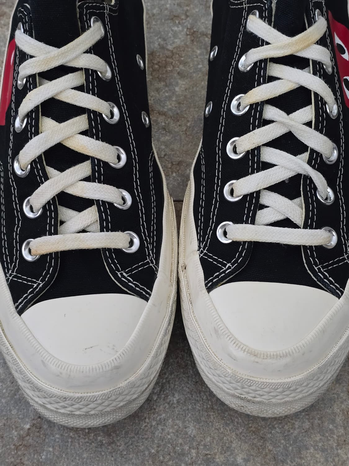 (265)컨버스 꼼데가르송 척 70 로우 블랙  상품이미지2