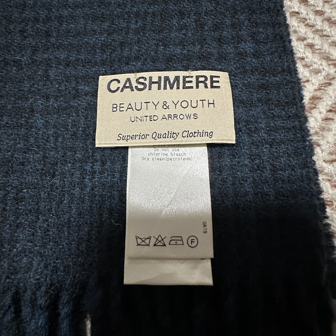 UNITED ARROWS cashmere 100% muffler 상품이미지3