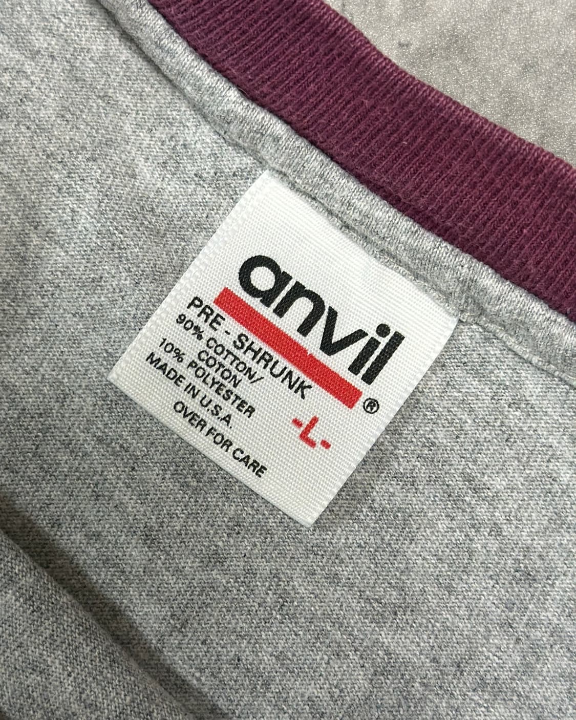 90s Ross Rams 싱글스티치 링거 티셔츠 상품이미지5