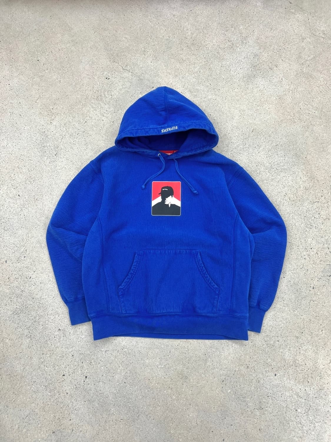 슈프림 20FW potrait 블루 후드 티셔츠 상품이미지3