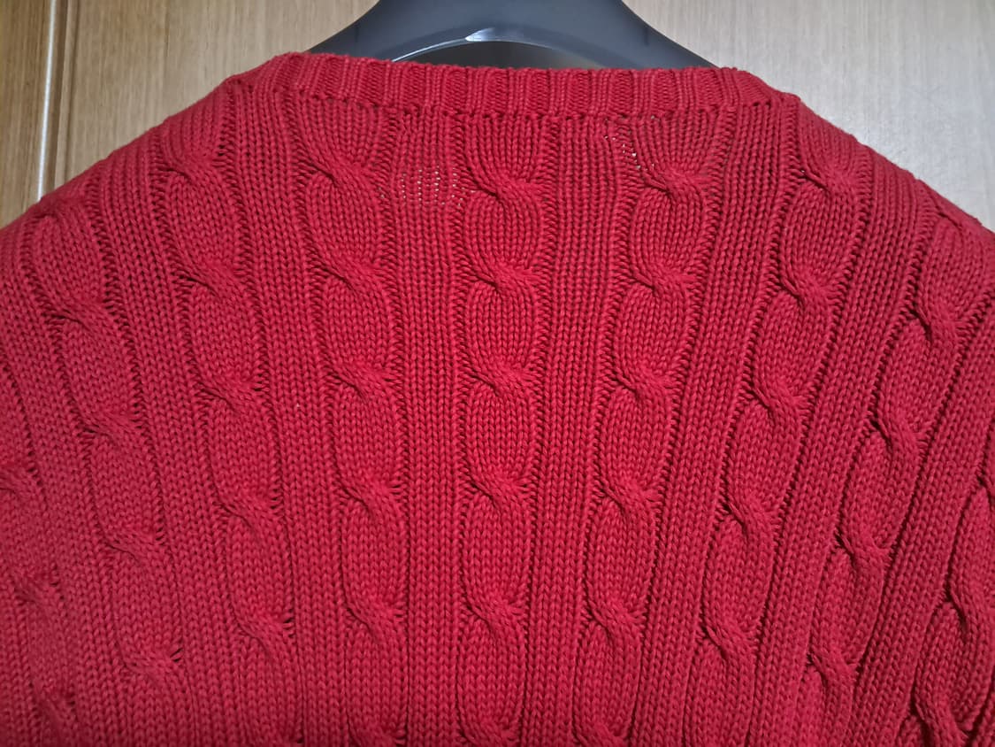 폴로랄프로렌 꽈배기 니트티 여성L 상품이미지5