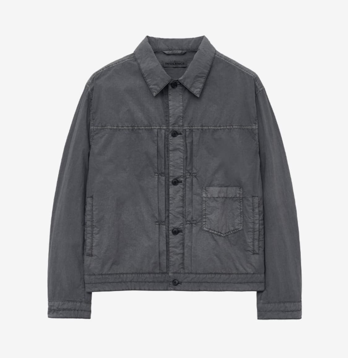 인사일런스 가먼트다잉 TYPE-1 자켓 GREY L사이즈 상품이미지1