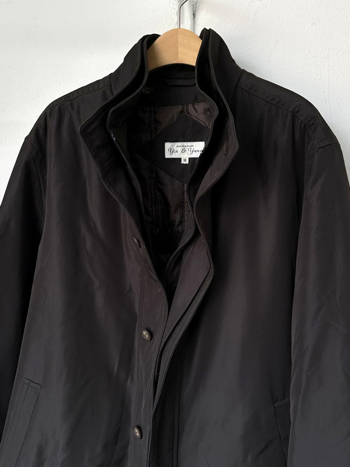 fake layered 2way treveler coat 상품이미지1