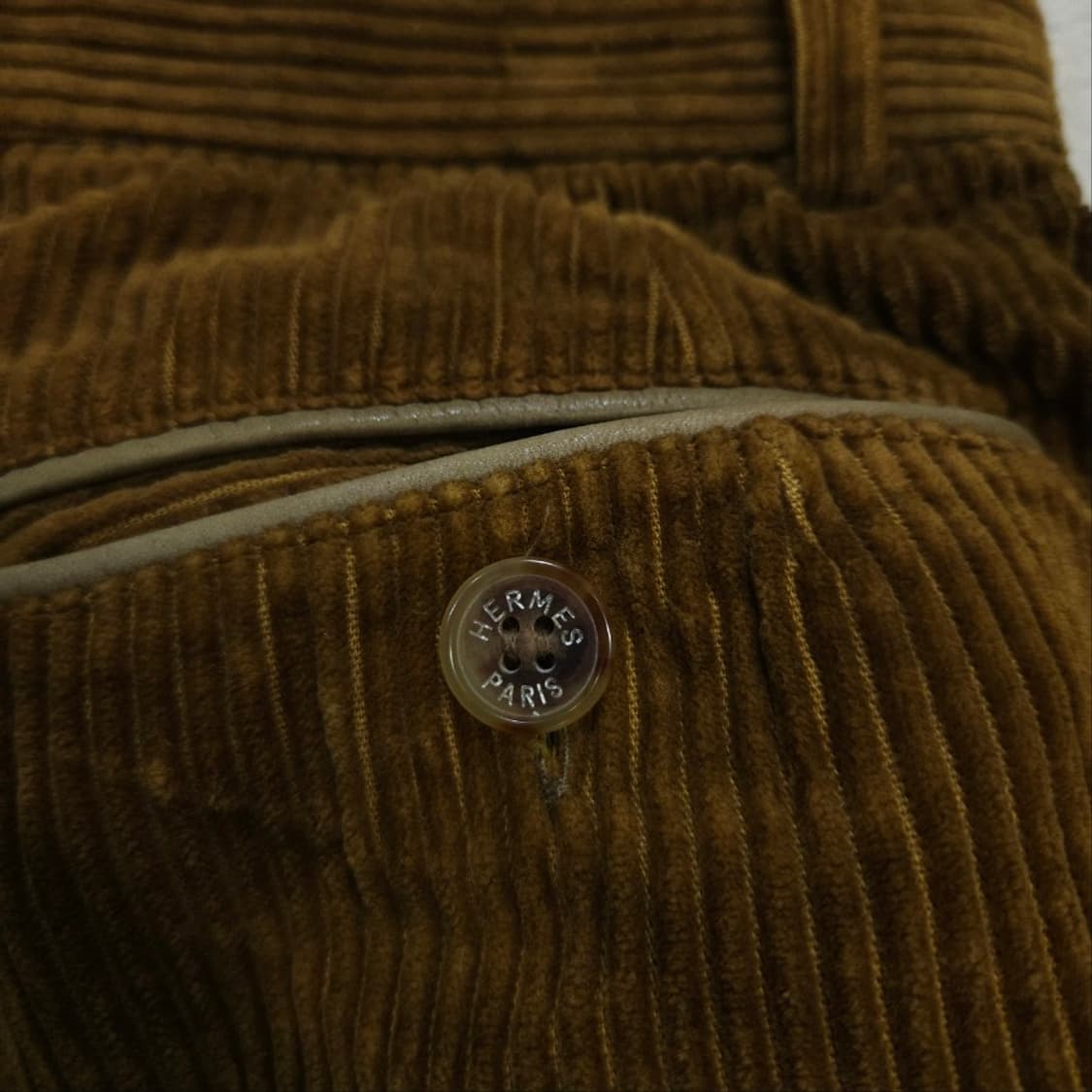 80s 에르메스 코듀로이 팬츠 Made in France 상품이미지5