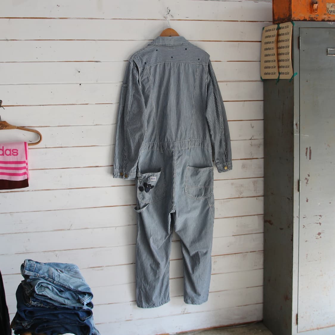 (착용컷) Lee 히코리 점프 수트 (남성용 L) 상품이미지2