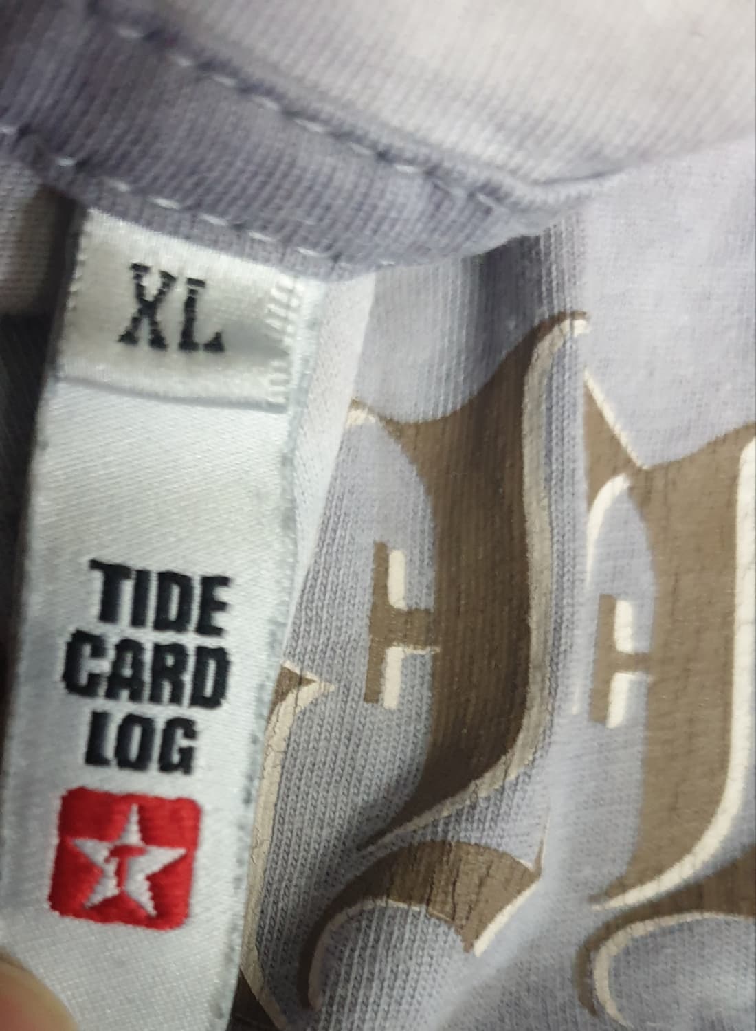 TIDE CARD LOG 타이다이 버터플라이 오버 스트릿 반팔티 (XL) 상품이미지3