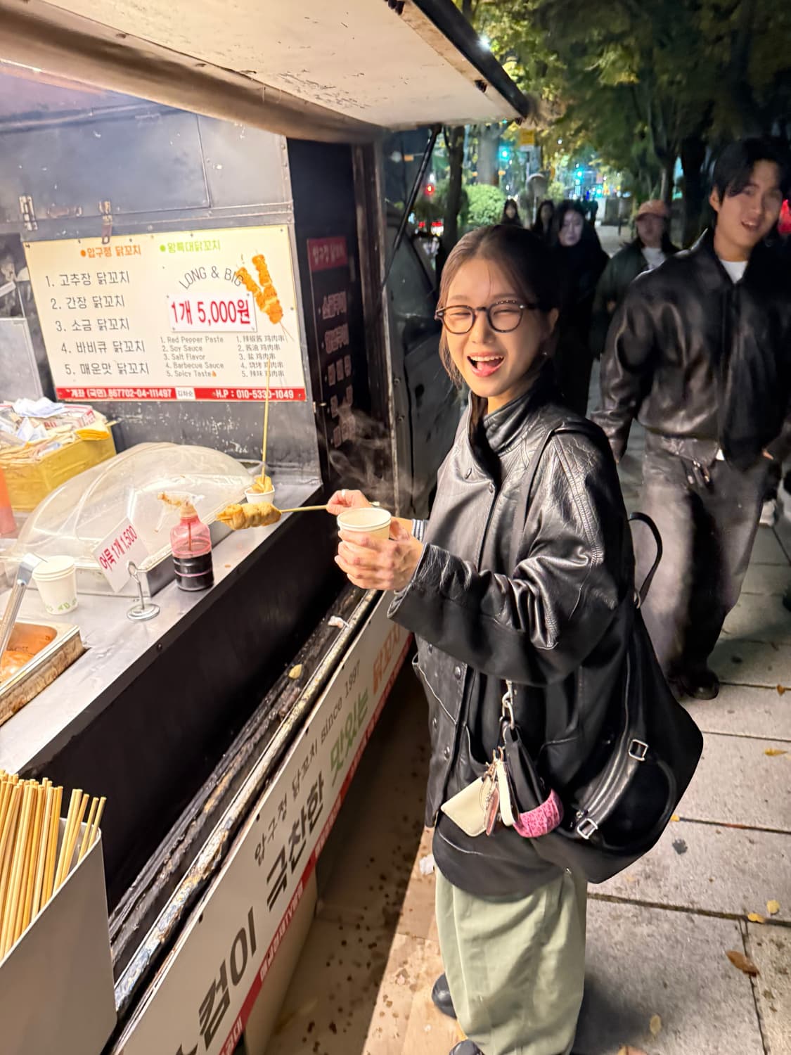 하이넥 더블 레더 자켓 상품이미지9