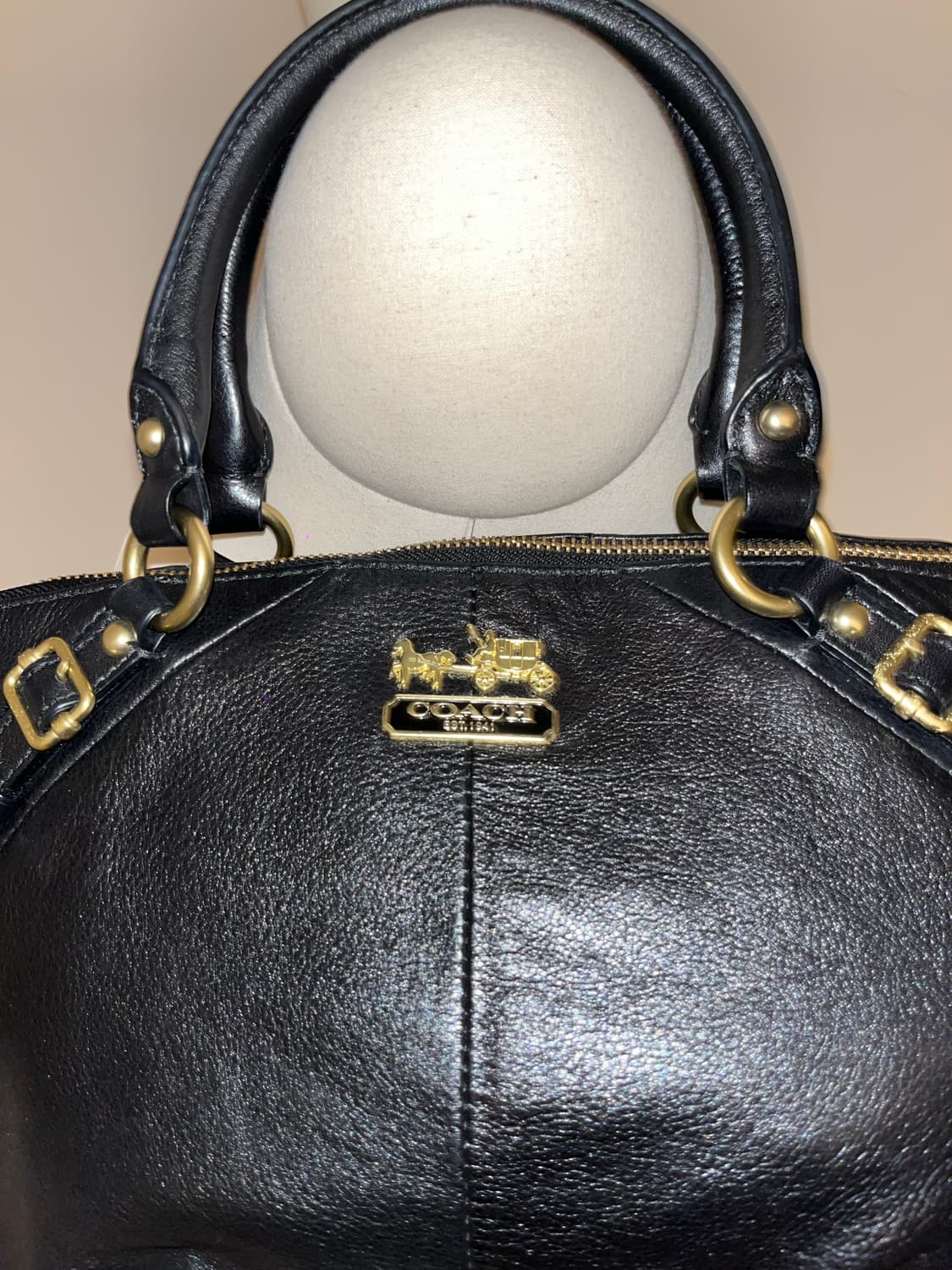 🎉BLACK FRIDAY🎉 Coach All black bag 상품이미지5