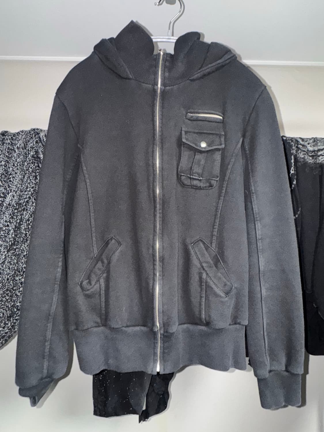 vintage hooded zip up 상품이미지1
