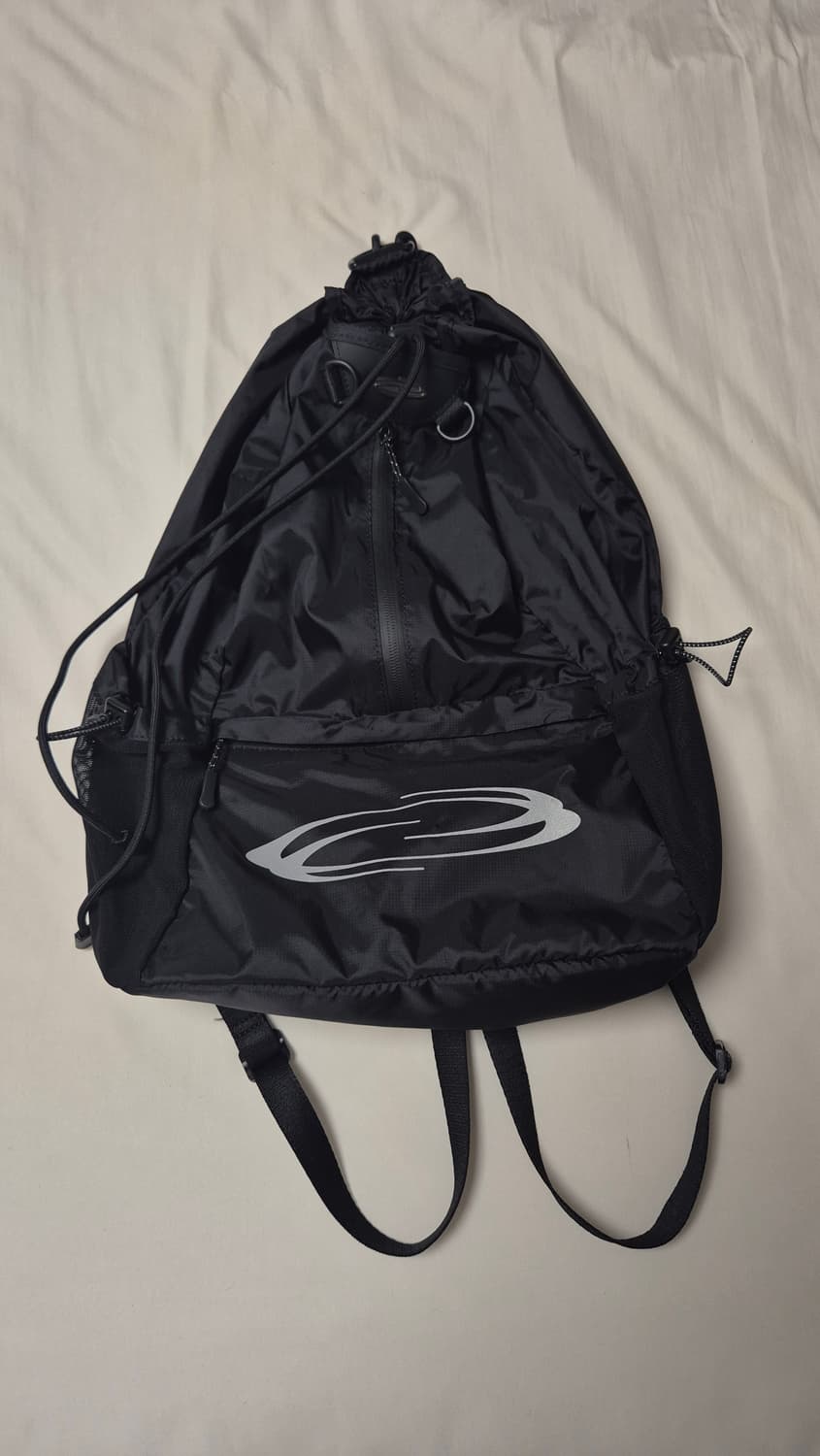 오프닝프로젝트 메쉬 포켓 스트링 백 (블랙/레이백) 상품이미지2