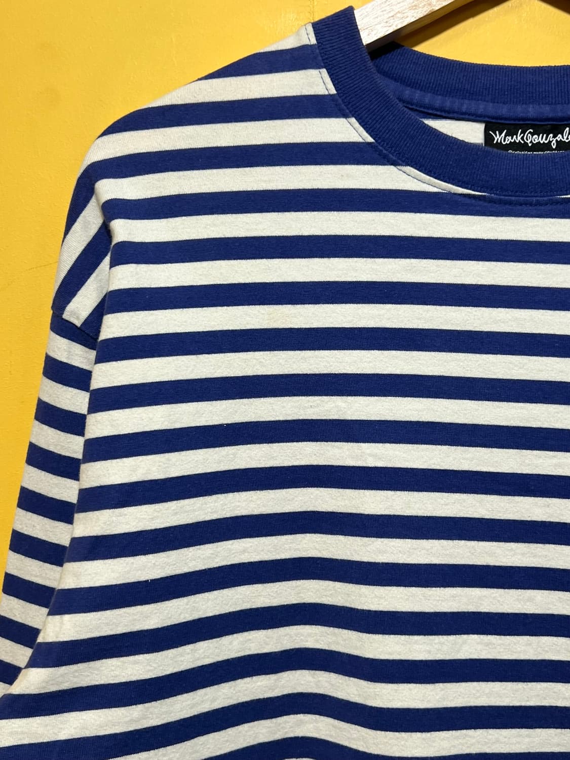 [M] 마크곤잘레스 엔젤 로고 스트라이프 롱슬리브 긴팔 티셔츠 스케이트 상품이미지4