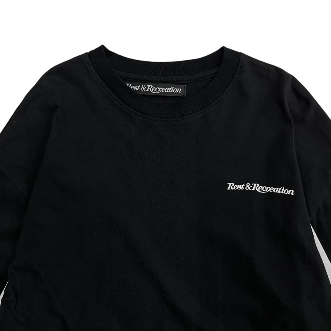 레스트레크레이션 블랙 롱 슬리브 상품이미지4