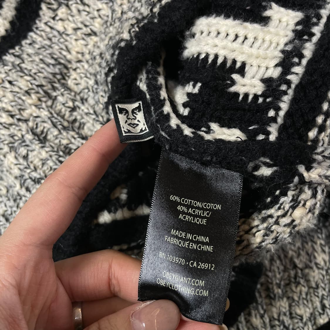 오베이 코위찬 긴팔 니트 가디건 XL 상품이미지7