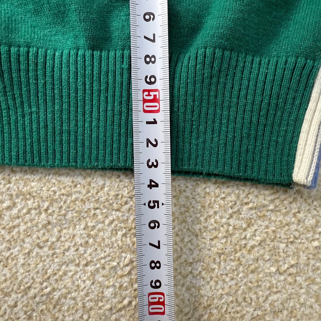 [M] 베네통 여성 그린 울 니트 0115T1 상품이미지6