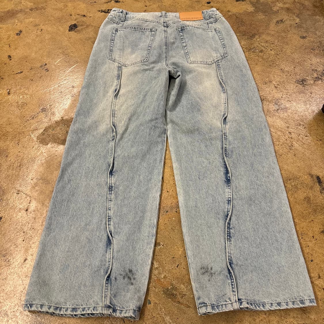 [정품/M] 인사일런스 절개 데님 팬츠 청바지  상품이미지3