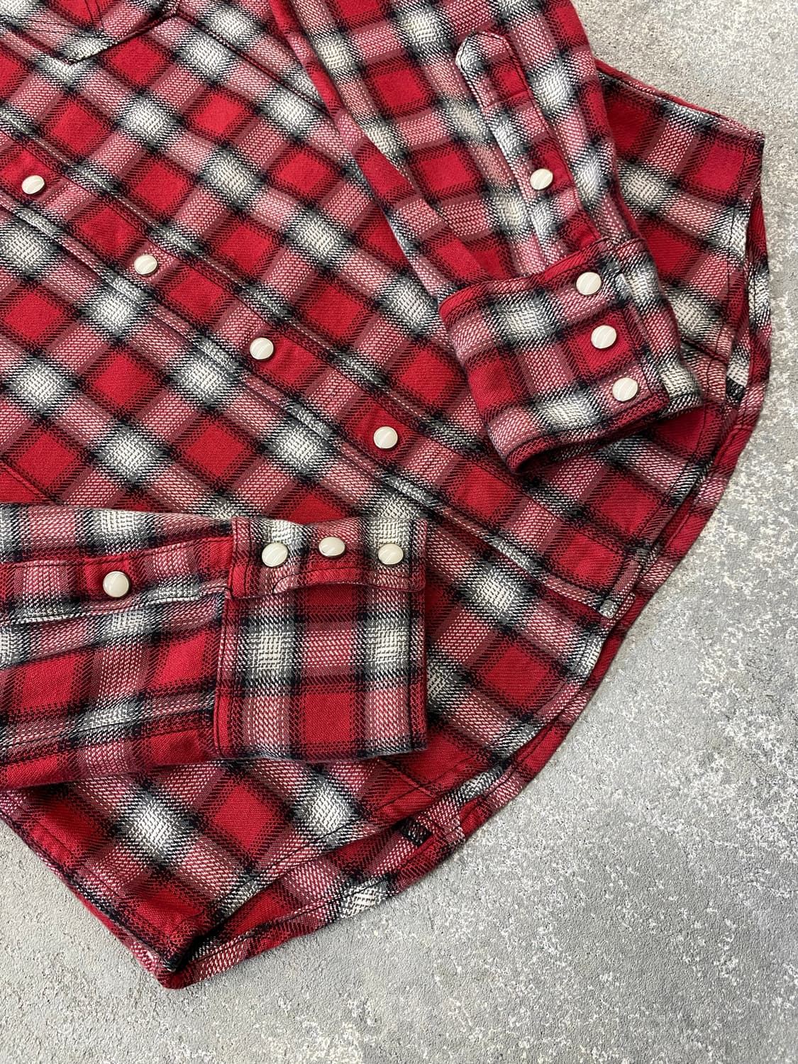 [M] Wrangler x AKM 랭글러 웨스턴 체크셔츠 상품이미지5