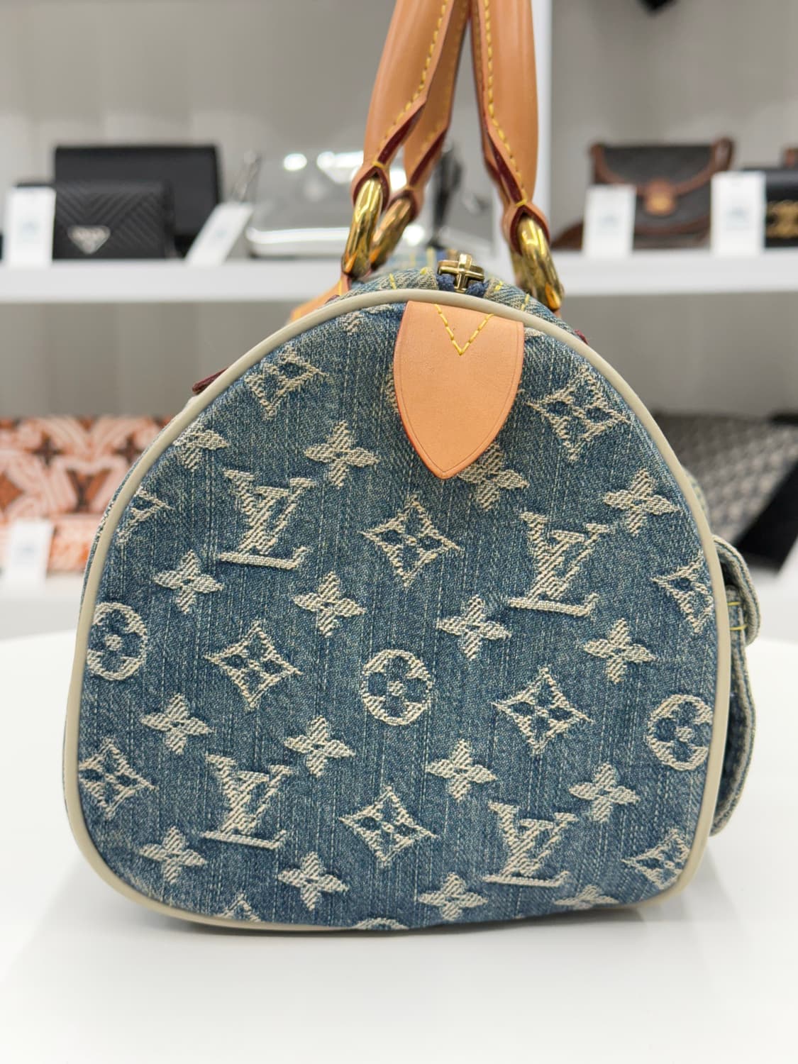 [30] 루이비통 데님 네오 스피디 토트백 상품이미지6