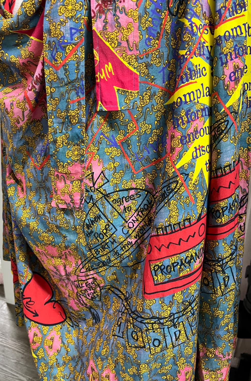 비비안 웨스트우드 패턴 셔츠 40사이즈 새상품 상품이미지4