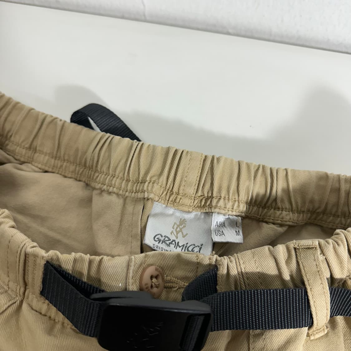 L 그라미치 베이지 레귤러핏 코튼 퍼티그팬츠 상품이미지2