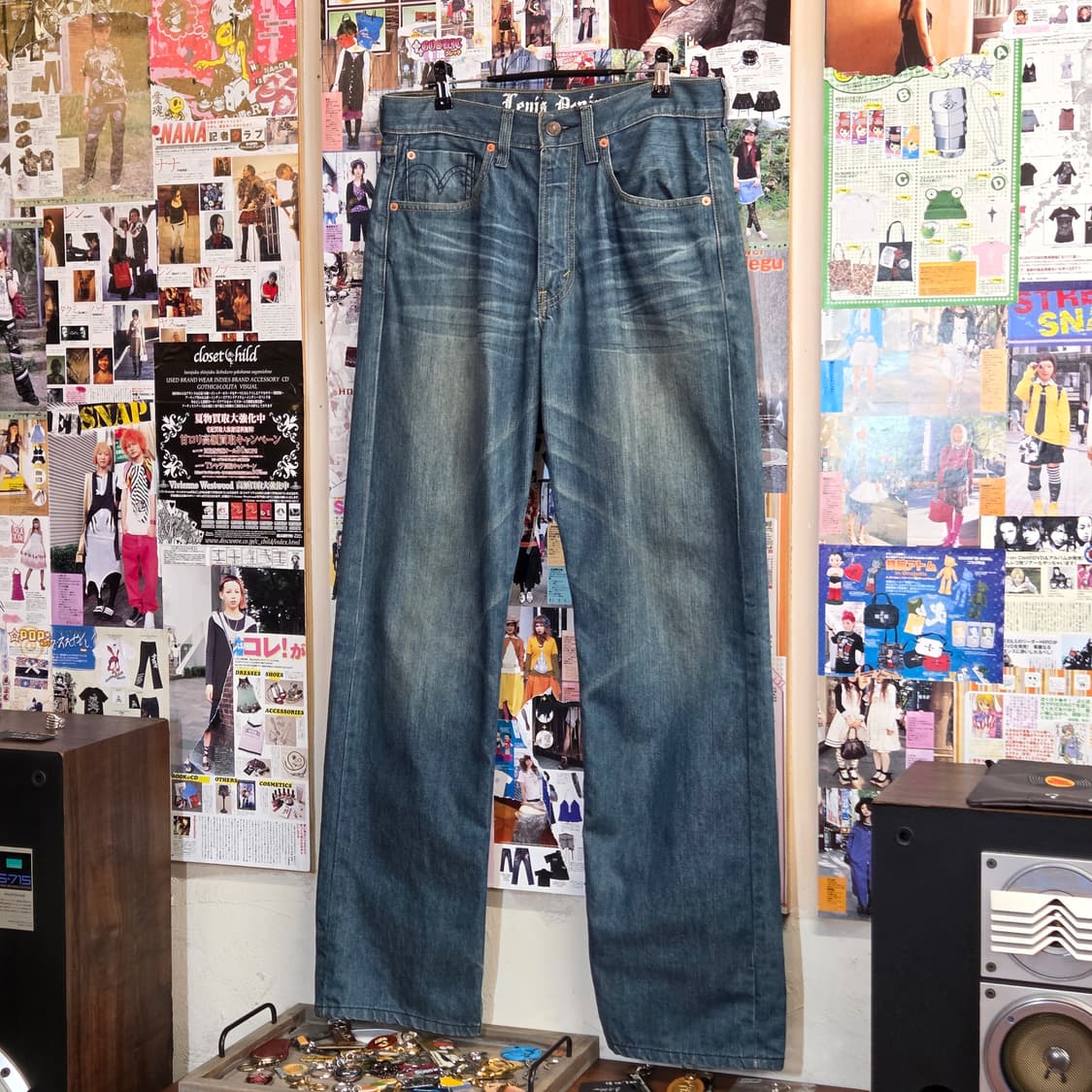 리바이스 512 중청 워싱 데님 팬츠 상품이미지6