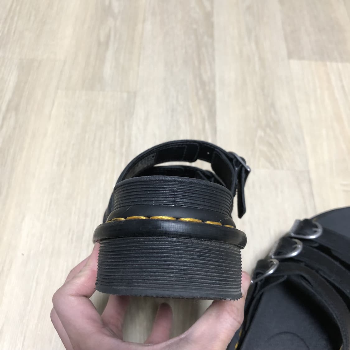 (240) 닥터마틴 Dr.martens 블레어 슬라이드 샌들 블랙 상품이미지9