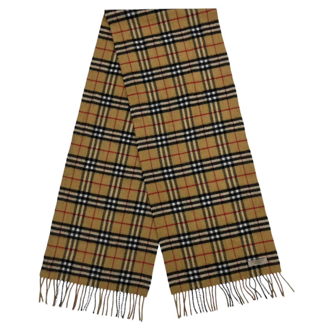 버버리 신형 베이지 노바체크 캐시미어 머플러 상품이미지4