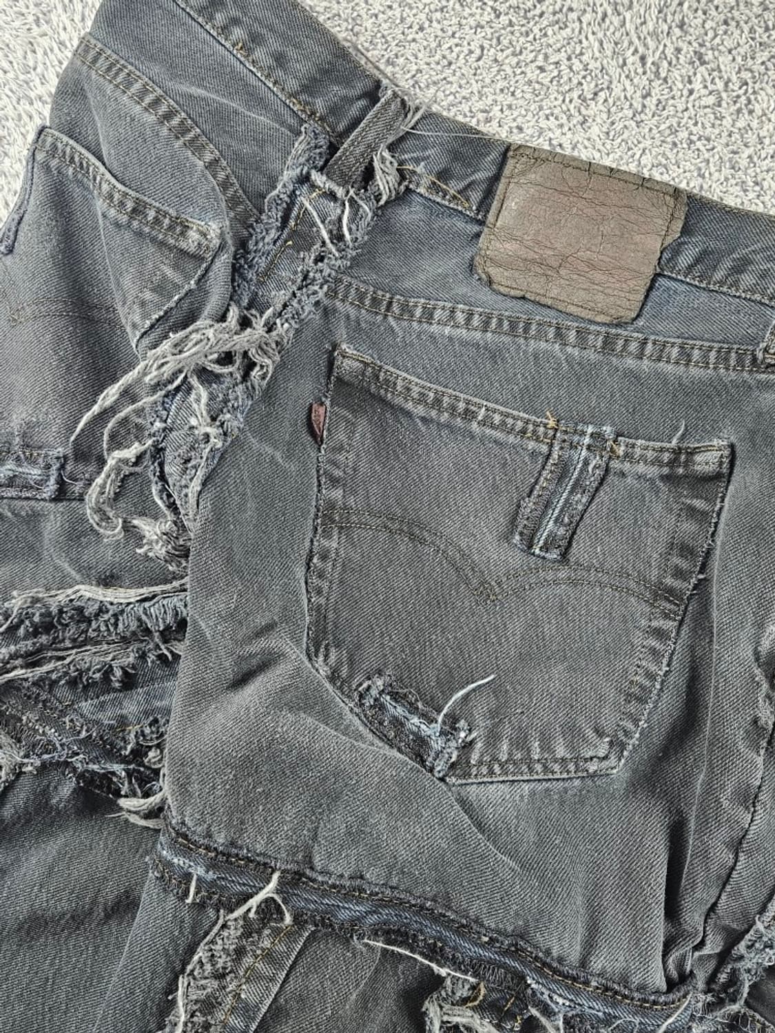 리바이스 패치워크 리빌딩 리워크 데님 팬츠 (34X36추정)/ 11041 상품이미지8