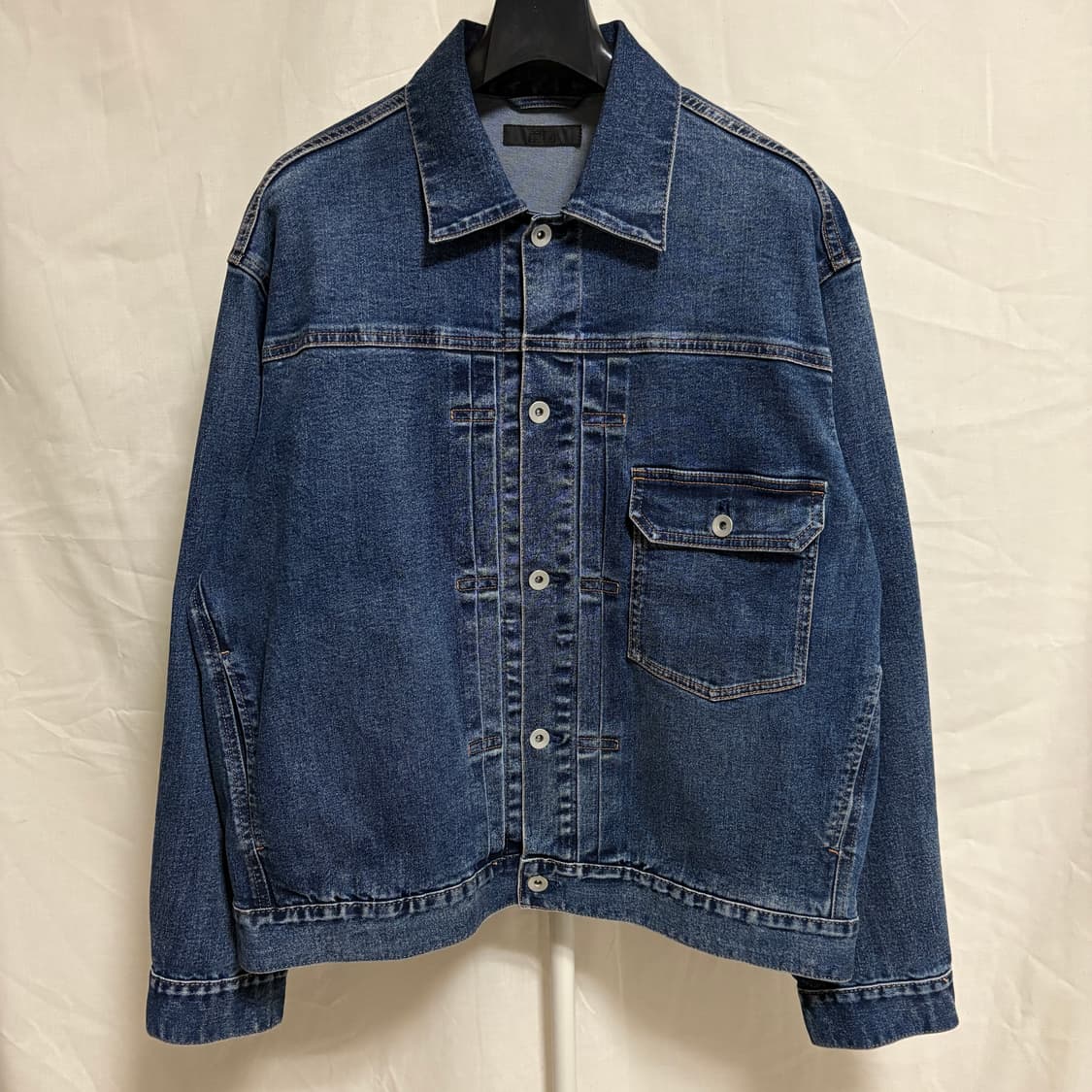 유니클로 1세대 데님 트러커 자켓 / 중청, L 상품이미지1