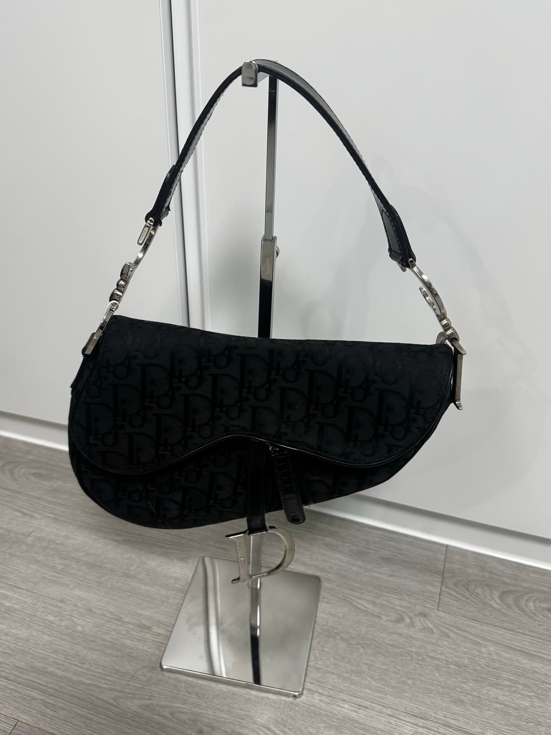 디올 Dior 새들백 존갈리아노 빈티지 블랙실버 상품이미지3