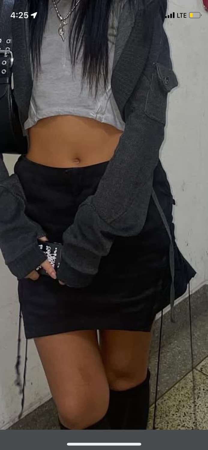 hyeinseo 레이스 미니 스커트,제니 스커트 상품이미지5