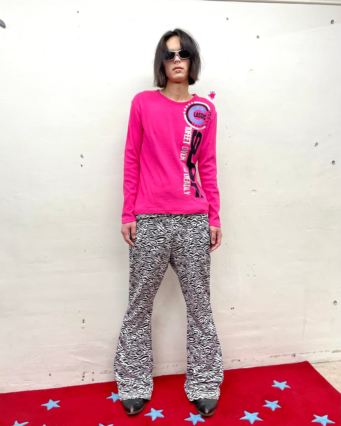 Surf silver retro pink long sleeve 상품이미지5