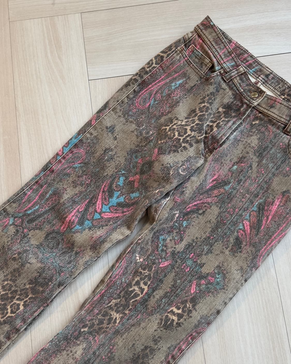 [GK] mixed pattern boot cut pants 상품이미지7