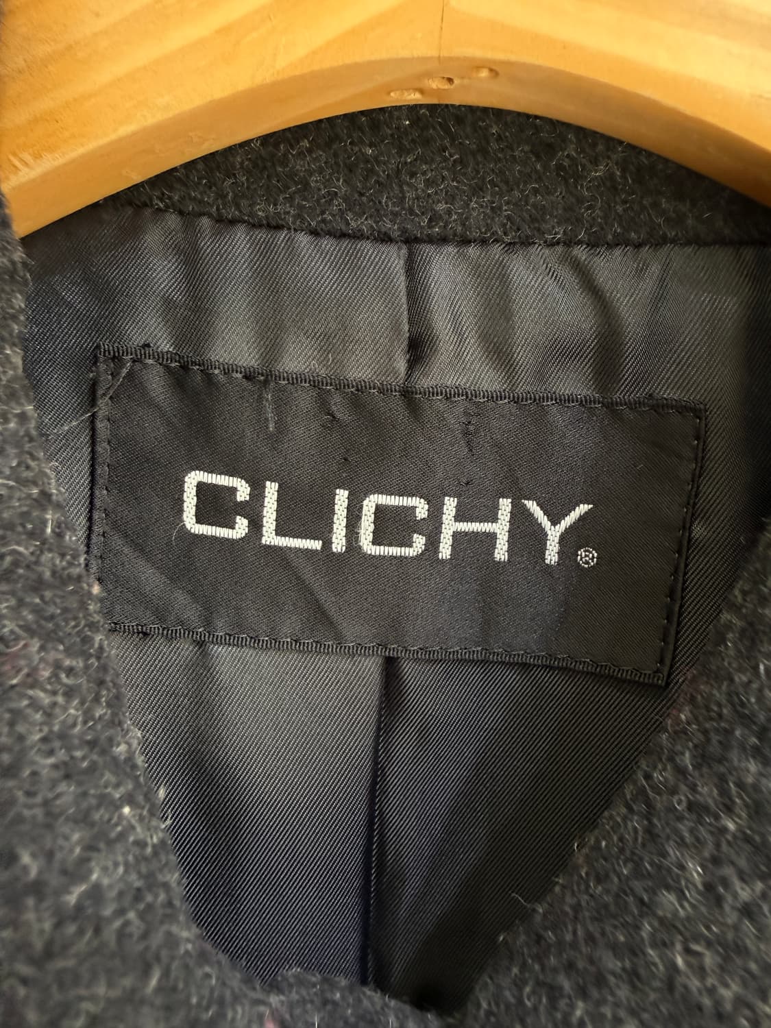 빈티지 CLICHY (Made in Japan) 울 코트  상품이미지6