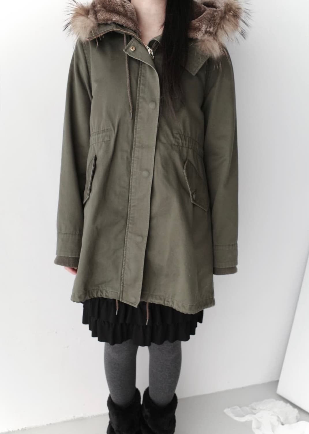 로리즈팜 퍼 야상자켓 lowrys farm safari jacket 상품이미지5