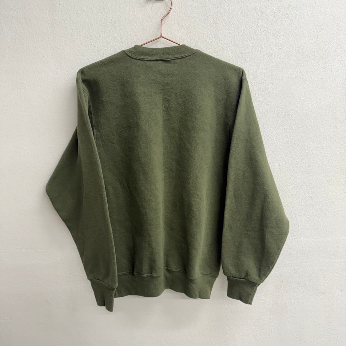 90s usa usmc 기모 맨투맨 티셔츠 카키 m 상품이미지2