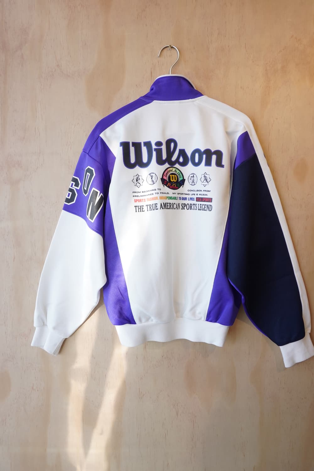 90s 윌슨 made in U.S.A 트랙자켓 상품이미지2