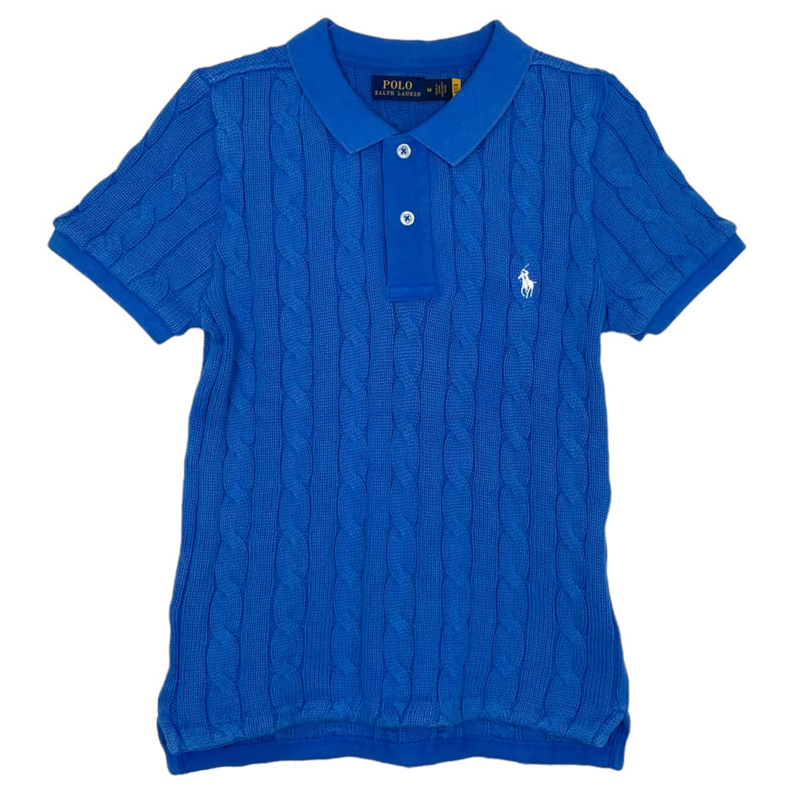 폴로 랄프로렌 꽈배기 반팔 니트 티셔츠 상품이미지1